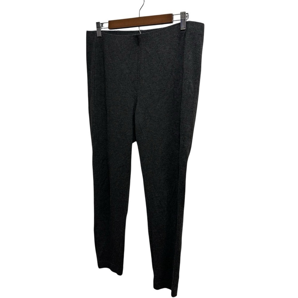 J. Jill Ponte Leggings L Petite Charcoal Gray - Picture 2 of 9